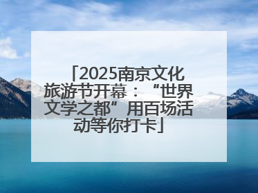 2025南京文化旅游节开幕：“世界文学之都”用百场活动等你打卡